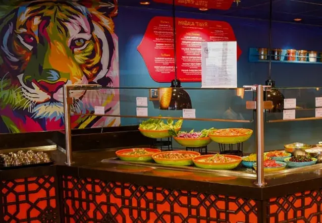 Masala Tiger - Included in Cruise Fare for Lunch only, Dinner has a cover charge