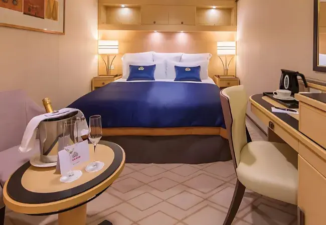 Britannia Balcony Stateroom – Approx. 248 sq. ft.