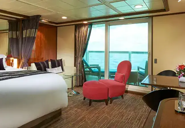 Aft-Facing Penthouse with Balcony